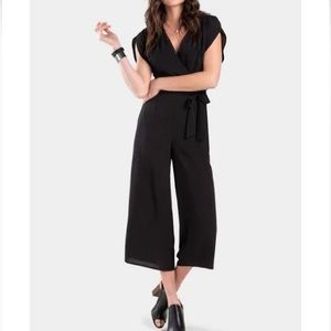 Francesca's Collections Black Jumpsuit